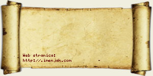 Anđela Večanski vizit kartica